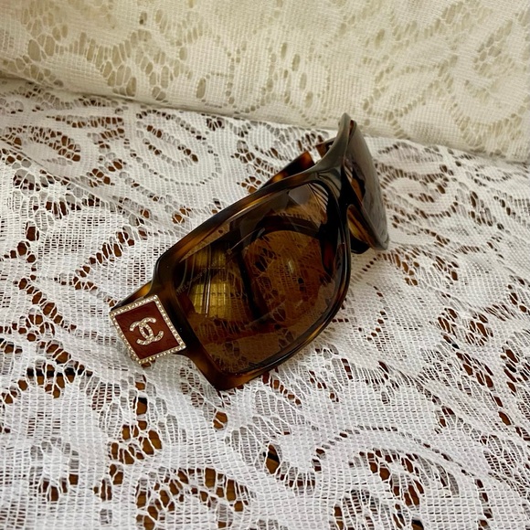 Chanel Sunglasses with Rhinestones 5081-B 66#13 115 - Picture 6 of 13